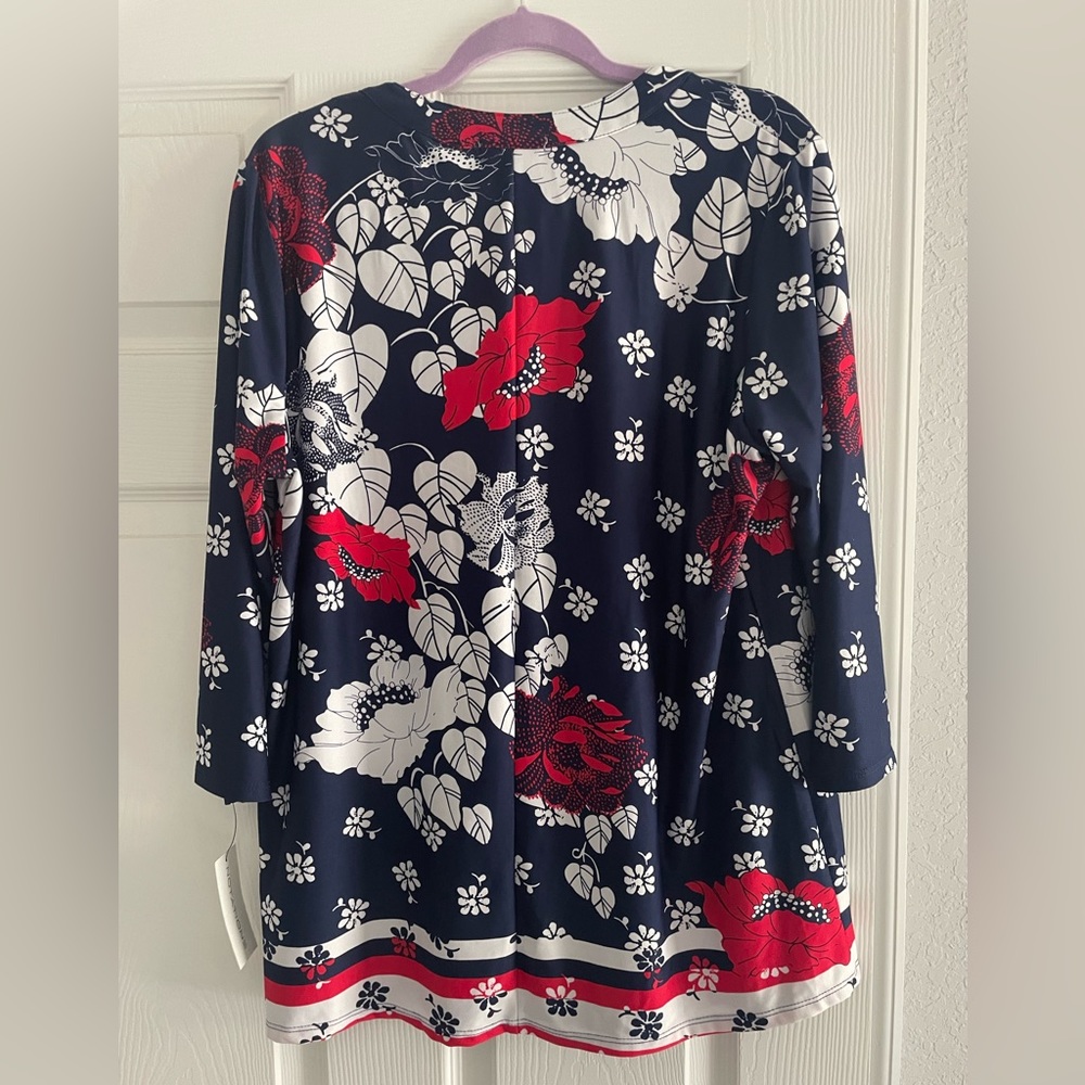 Red White and Blue Top